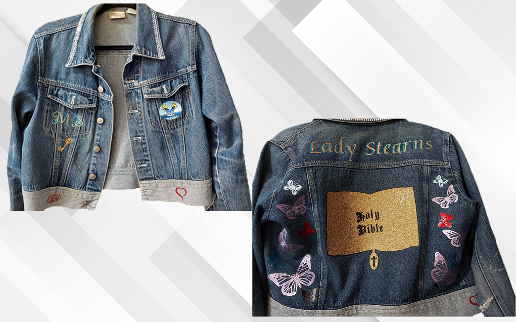 decorated jean jacket